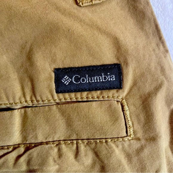 Columbia Men’s Shorts Sz 30 Tan Cotton High Rise Pockets Hiking Lightweight - Picture 3 of 7